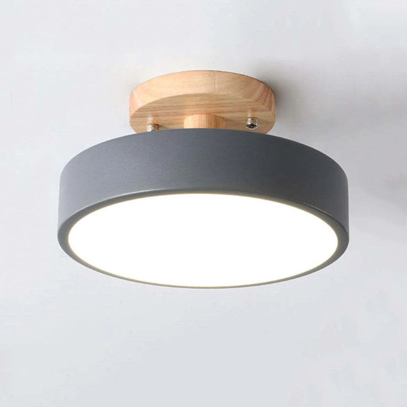 Stylish Wood LED Overhead Lamp