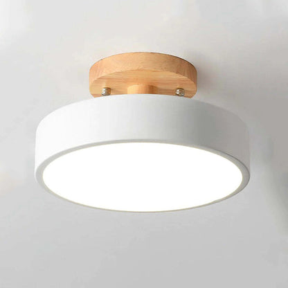 Stylish Wood LED Overhead Lamp
