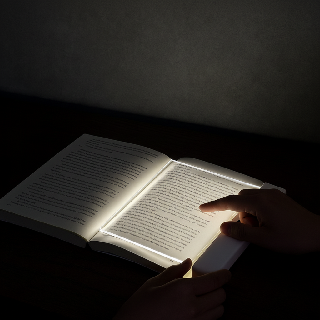 Portable LED Book Light Slim USB Rechargeable Lamp