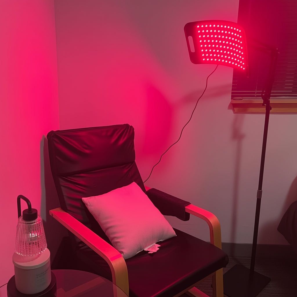 Portable Infrared Light Therapy Lamp for Home Use