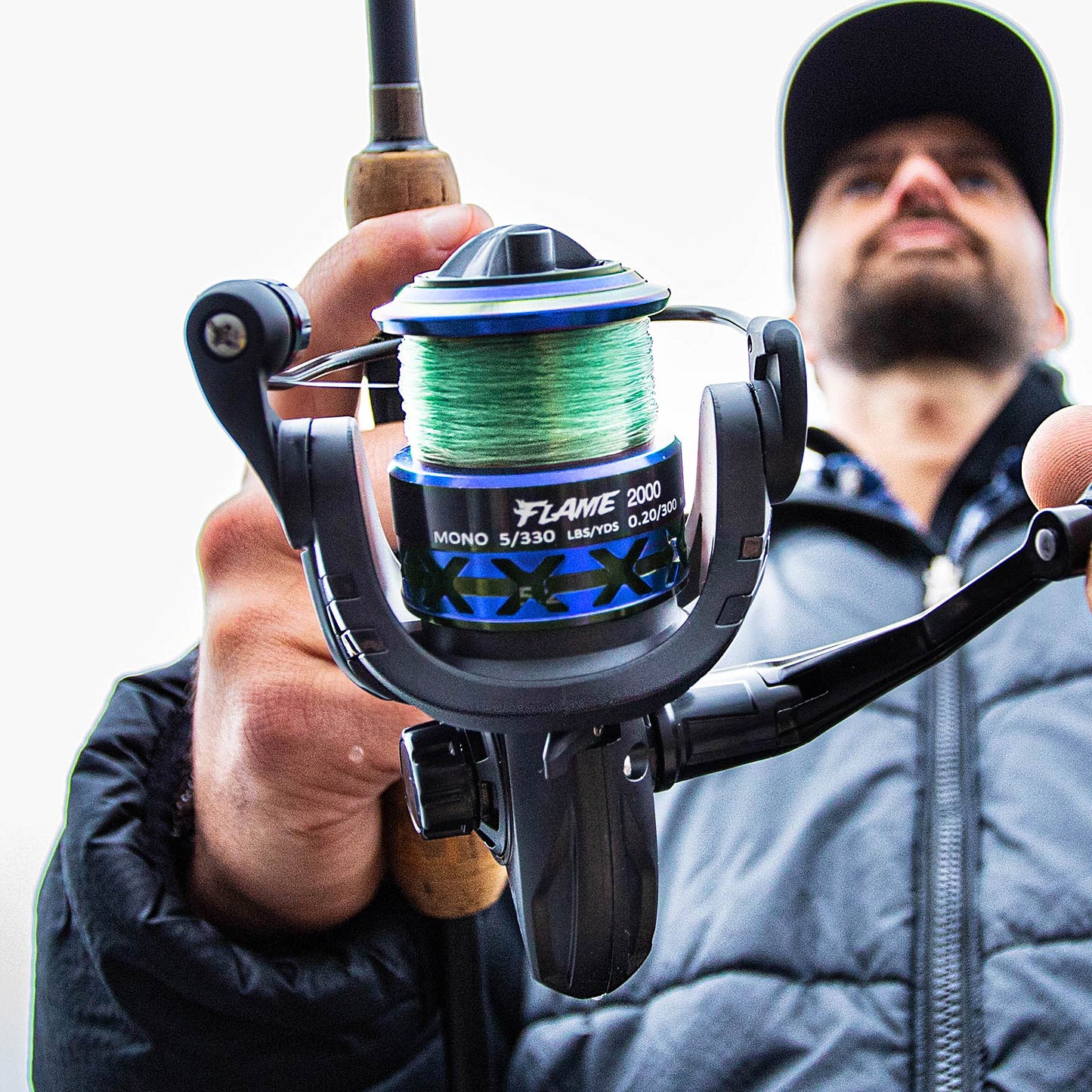 Fast Action Spinning Fishing Reel Red