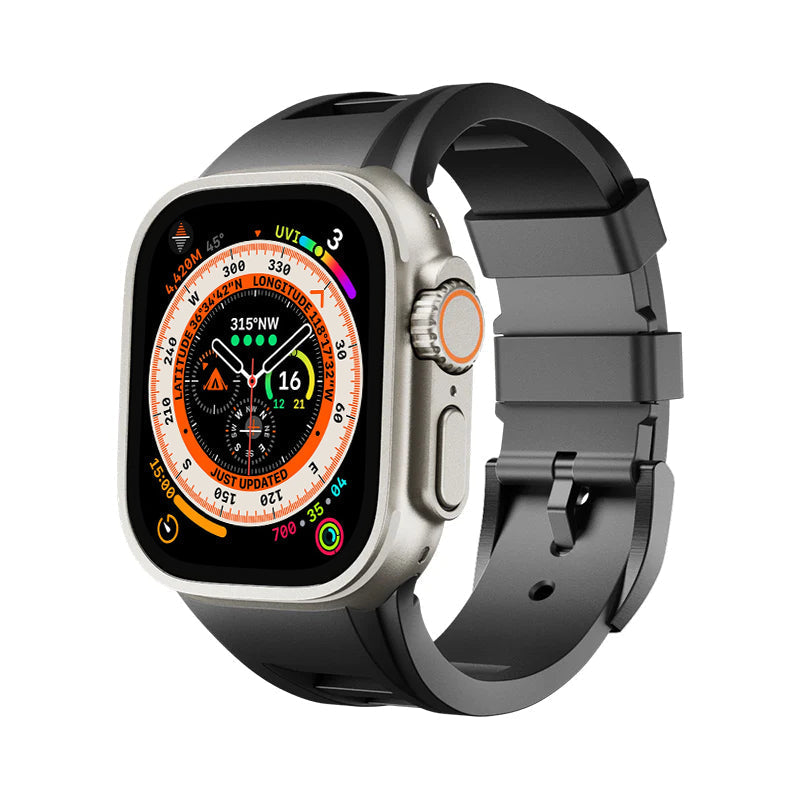 Durable Rubber Apple Watch Strap Band
