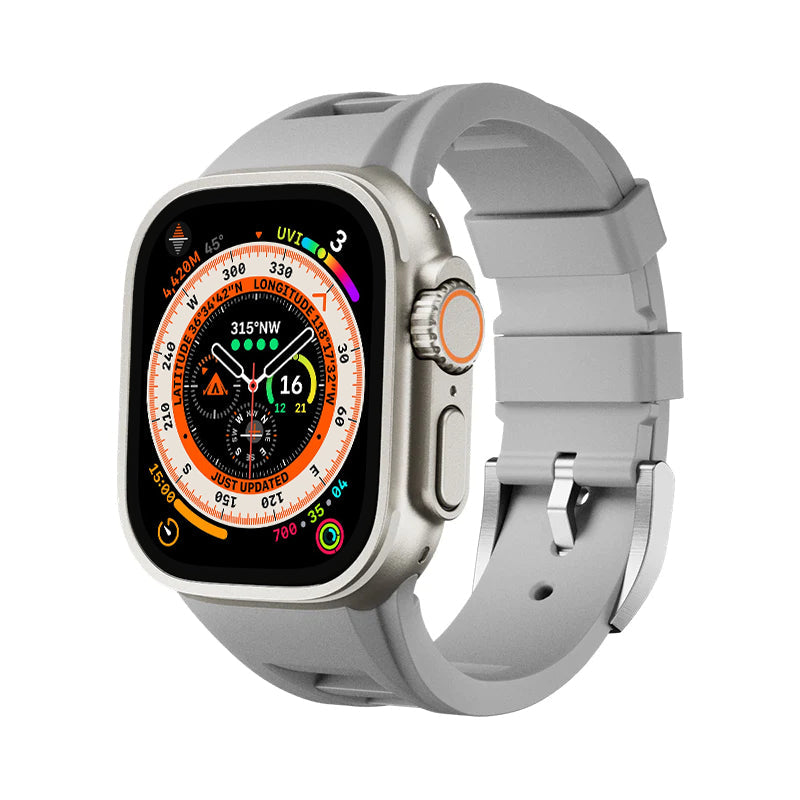 Durable Rubber Apple Watch Strap Band
