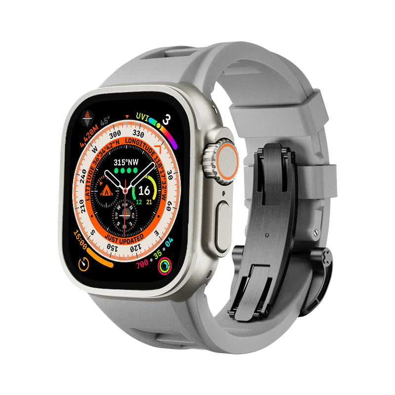 Durable Rubber Apple Watch Strap Band