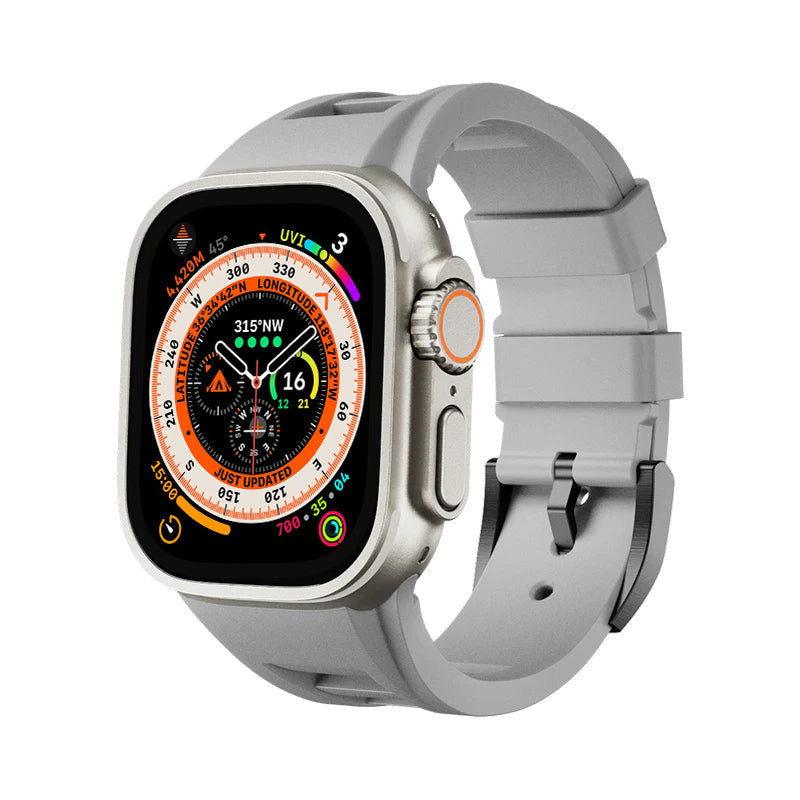 Durable Rubber Apple Watch Strap Band