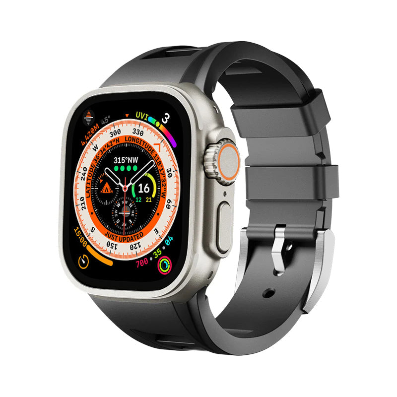 Durable Rubber Apple Watch Strap Band