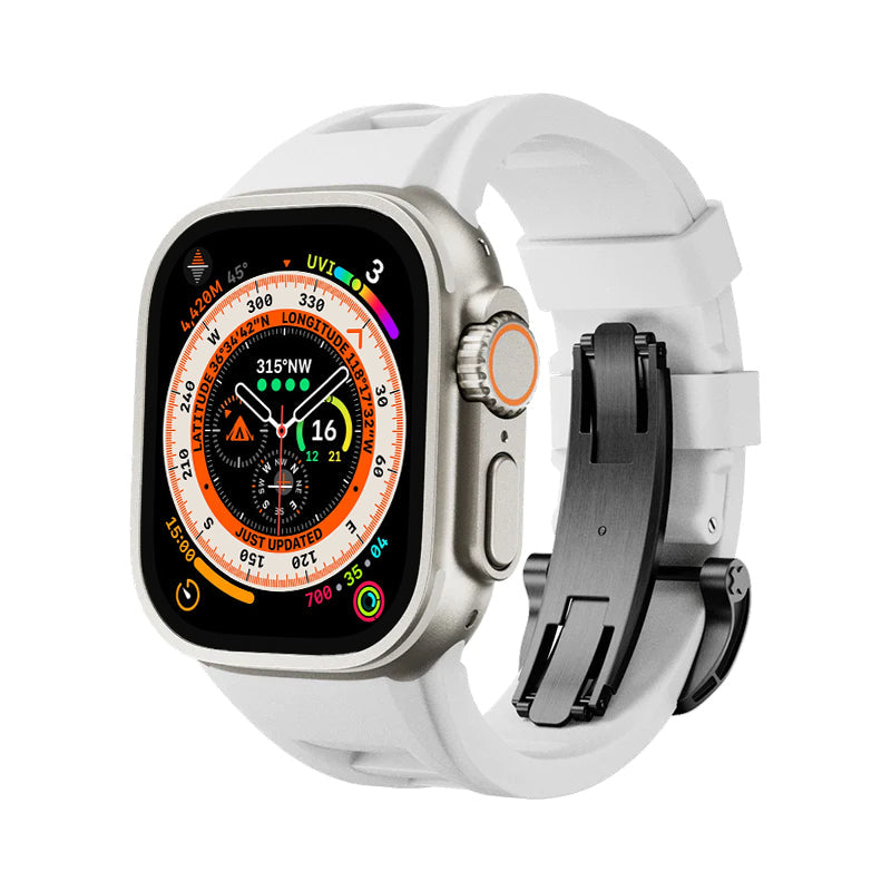 Durable Rubber Apple Watch Strap Band