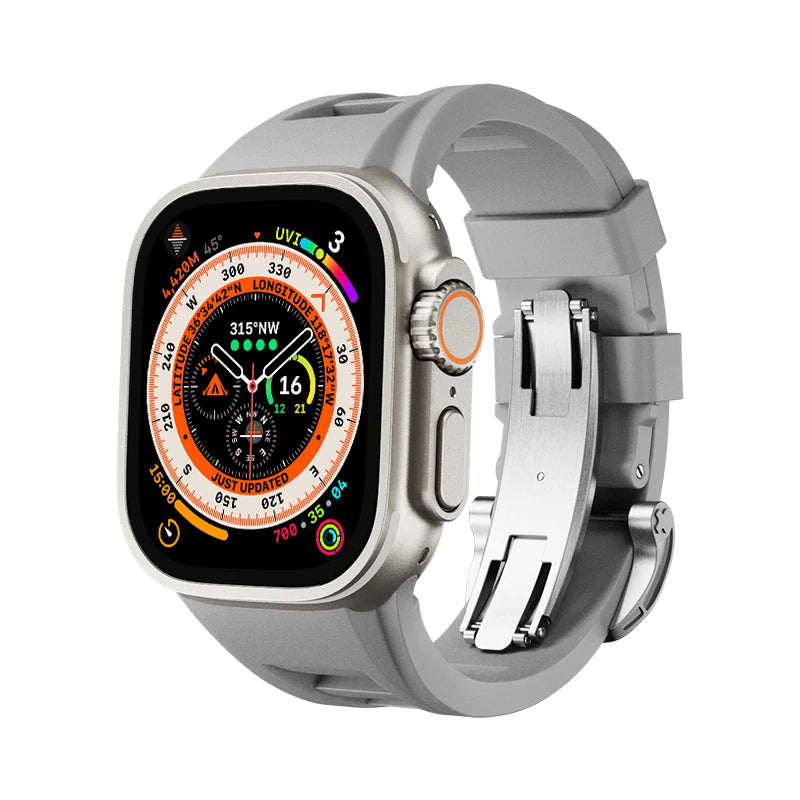 Durable Rubber Apple Watch Strap Band