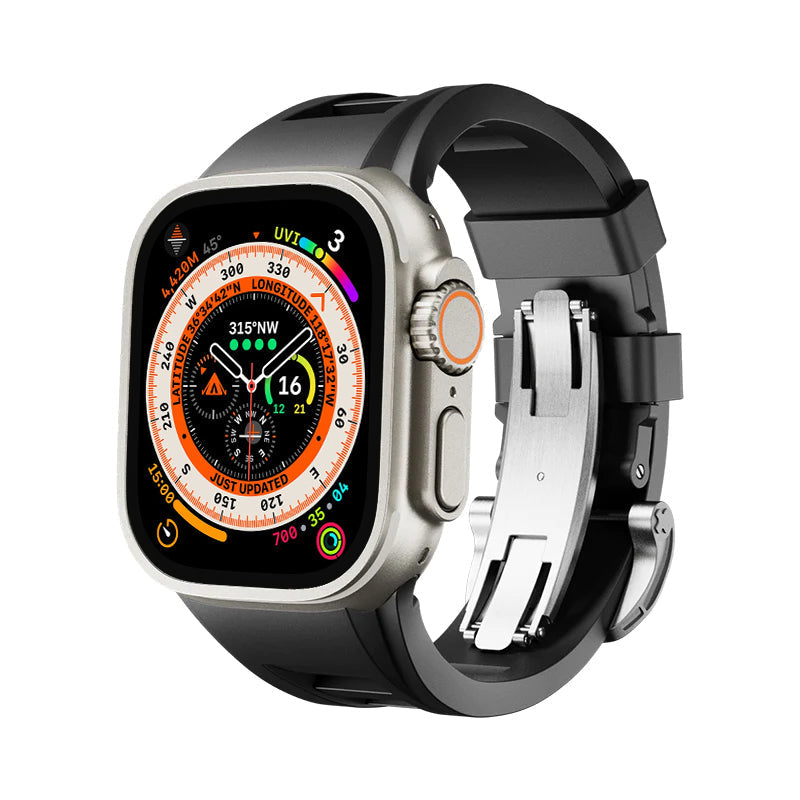 Durable Rubber Apple Watch Strap Band