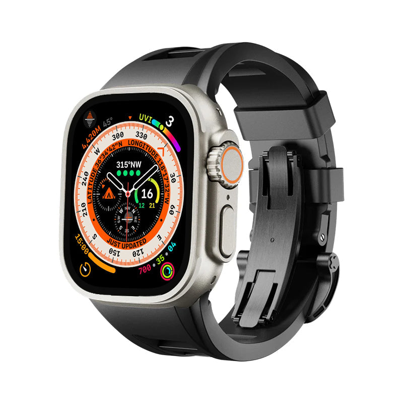 Durable Rubber Apple Watch Strap Band