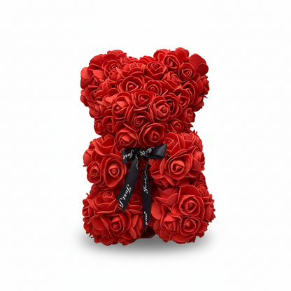 Lovely Pink Teddy Bear Flower Gift - Lusomart