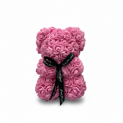 Lovely Pink Teddy Bear Flower Gift