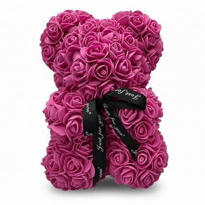 Lovely Pink Teddy Bear Flower Gift