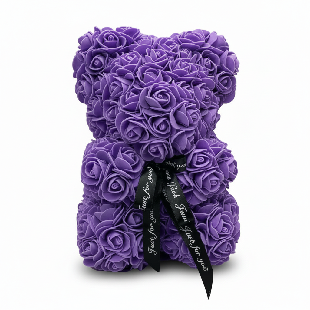 Lovely Pink Teddy Bear Flower Gift