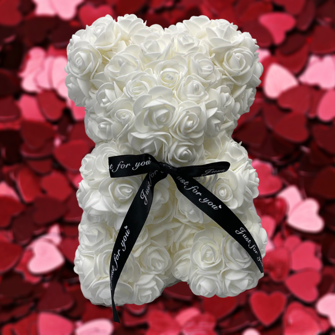 Lovely Pink Teddy Bear Flower Gift