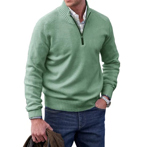 Raban | Classic Black Cashmere Pullover Sweater for Men 6