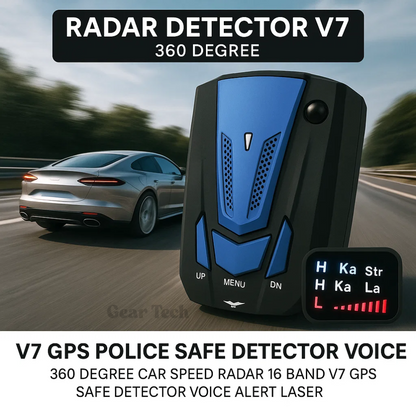 Advanced UK Radar Detector With Speed Alerts