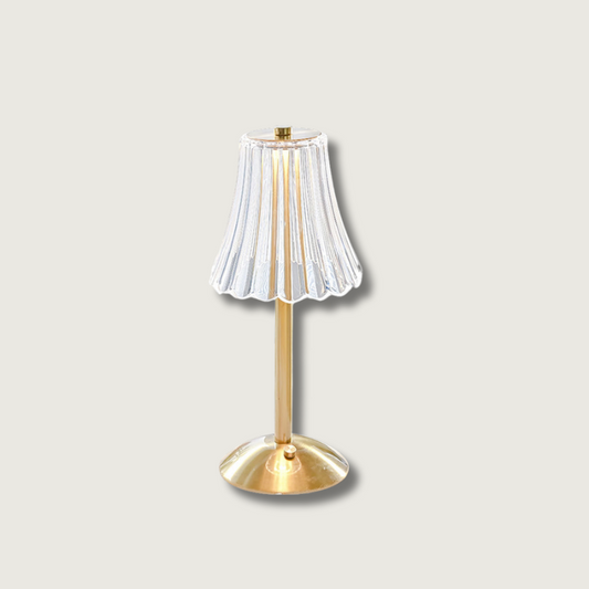 Luxurious Gold Table Lamp with Soft Warm Glow - Lusomart