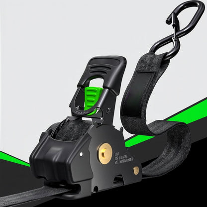 Secure Cargo Tie Downs Heavy Duty Ratchet Strap Set