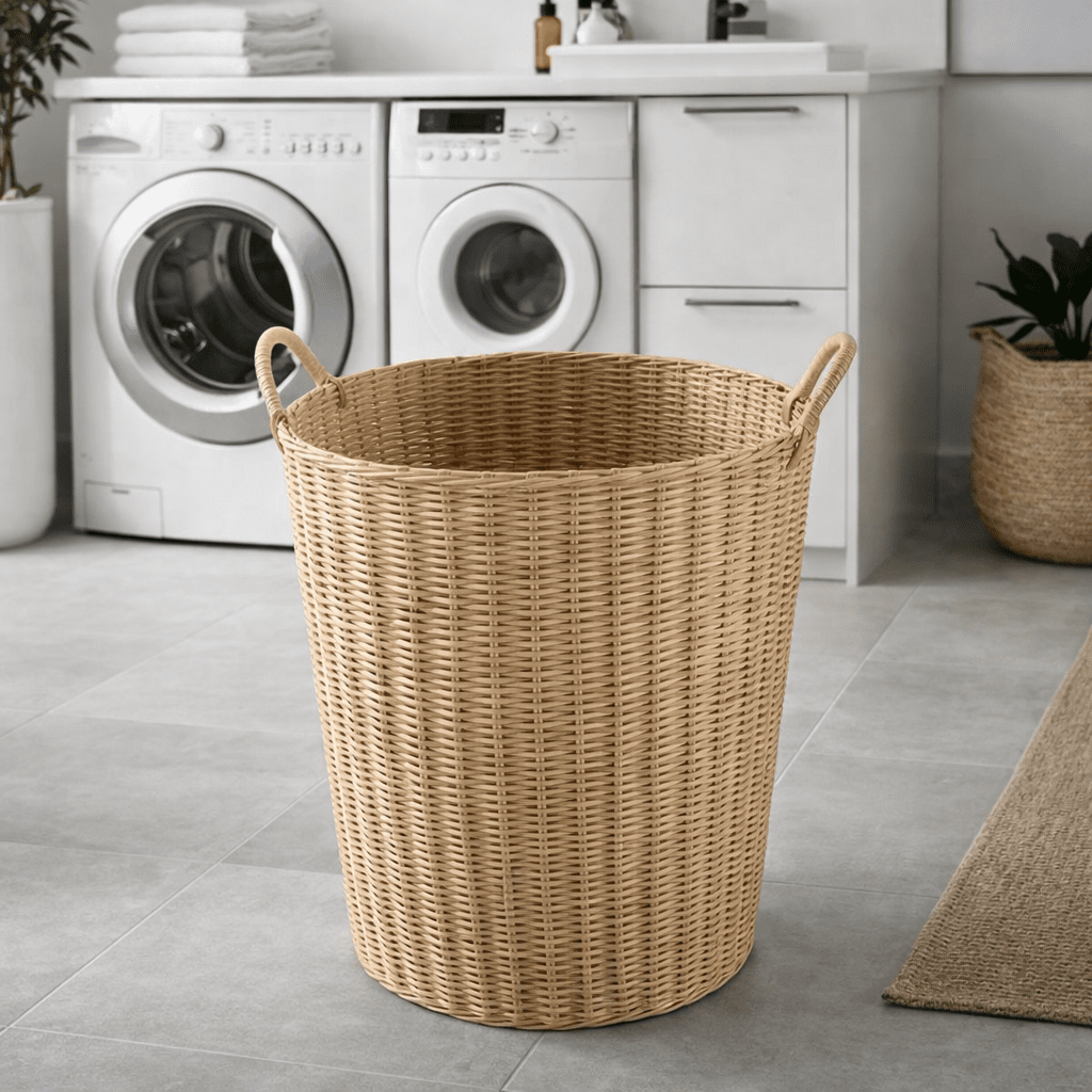 Stylish Woven Collapsible Storage Basket for Home Organization - Lusomart