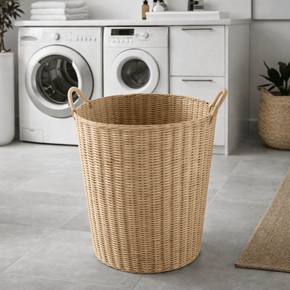 Stylish Woven Collapsible Storage Basket for Home Organization - Lusomart