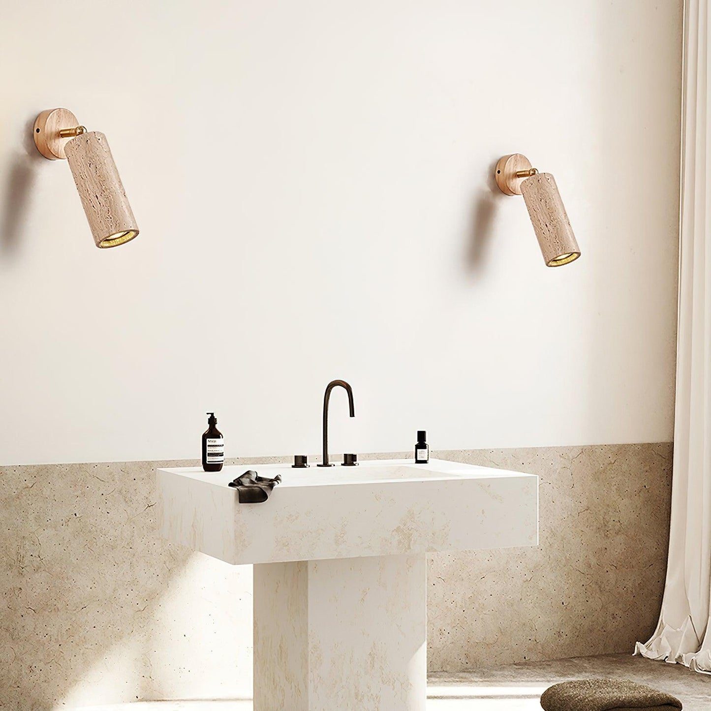 Ravilo Travertine Wall Lamp 7