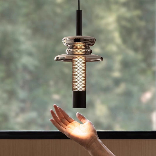 Retro Style Glass Pendant Light - Lusomart