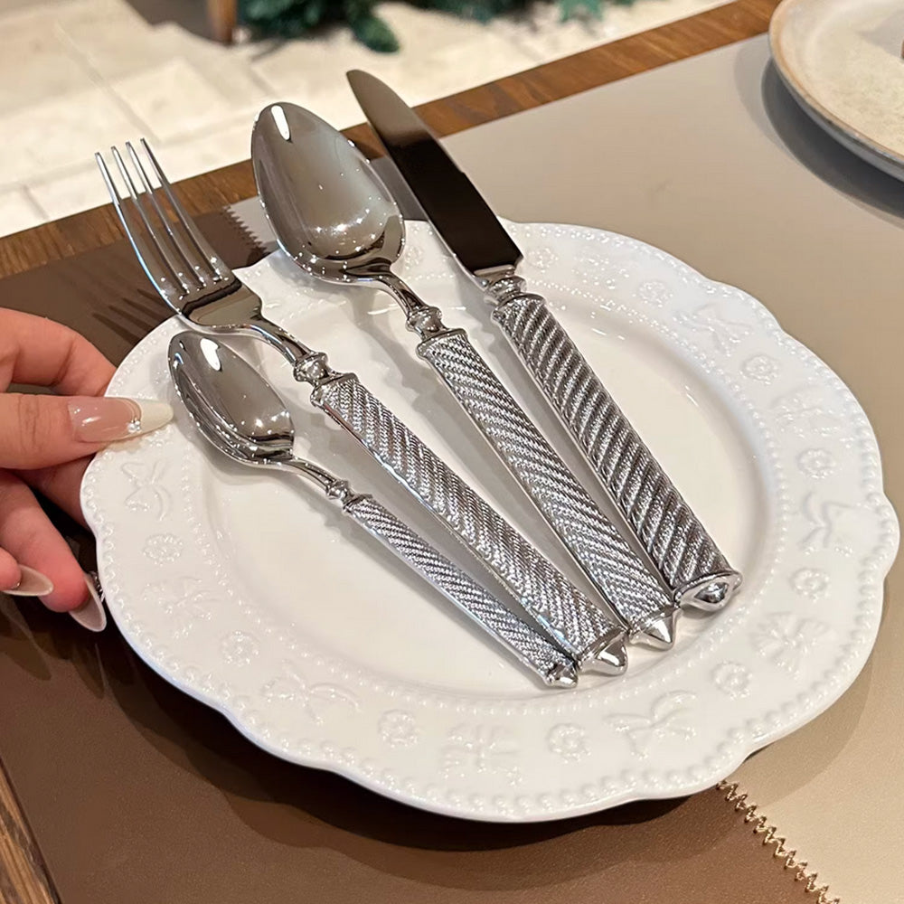  Realm Silver Luxury Cutlery Set-2