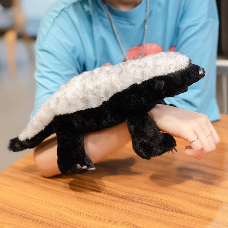 Realistic wild honey badger plush toy 4