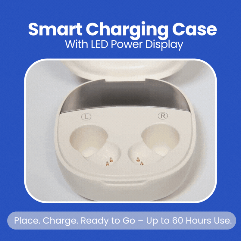 Easy Fit Digital Hearing Aids with Bluetooth App Control