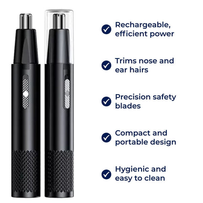 Portable Rechargeable Ear Nose Trimmer for Men Women