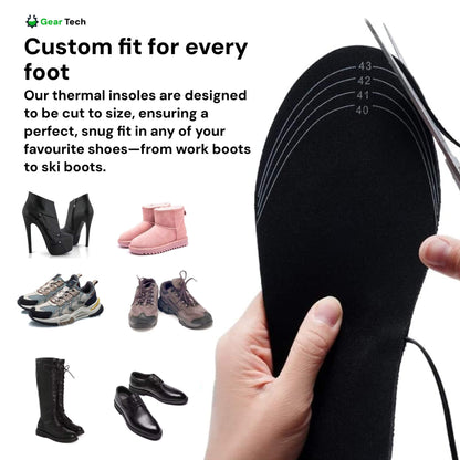 Warm Thermal Insoles for Boots All Day Comfort