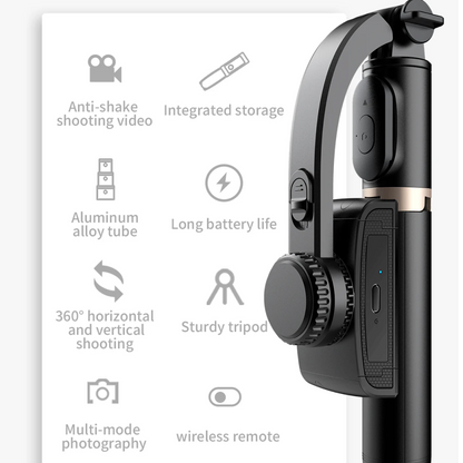 Portable Phone Camera Stabilizer Tripod Selfie Stick