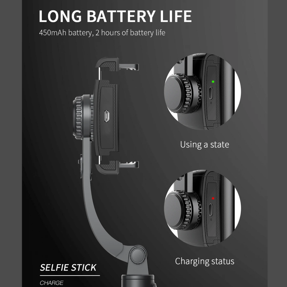 Portable Phone Camera Stabilizer Tripod Selfie Stick