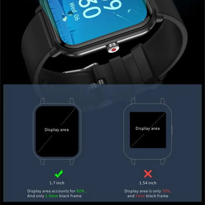 Waterproof Fitness Smartwatch for Android and iOS