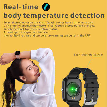 Waterproof Fitness Smartwatch for Android and iOS