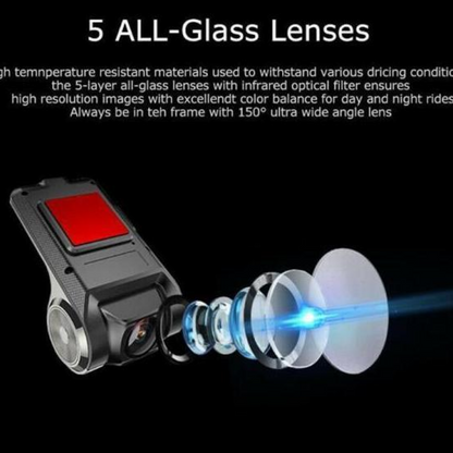 Car Front and Rear View Dash Cam Recorder