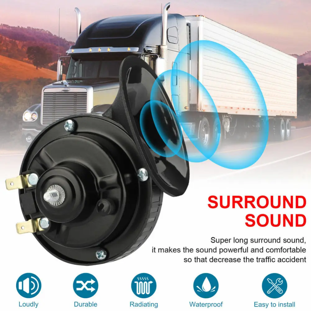 Loud Universal Air Horn Kit For Trucks And Vehicles