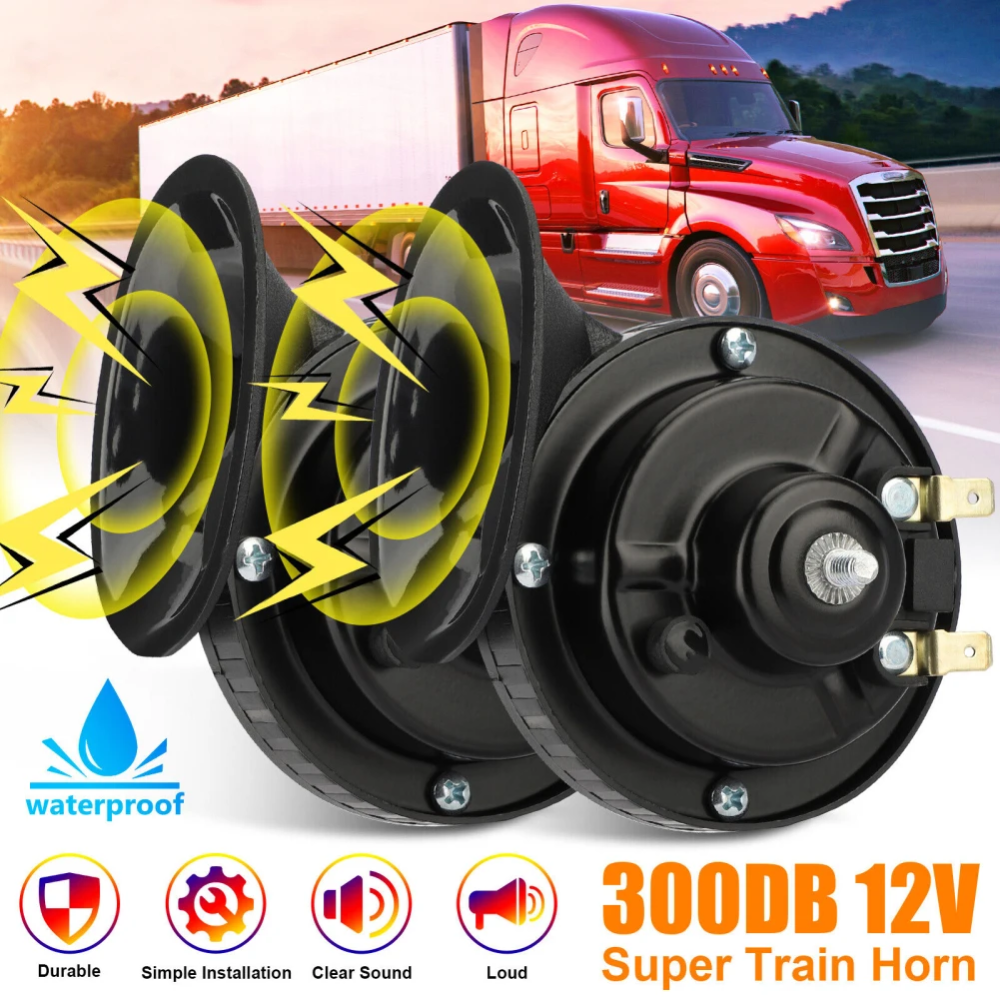 Loud Universal Air Horn Kit For Trucks And Vehicles