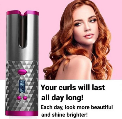 Professional Ceramic Curling Wand with Adjustable Heat