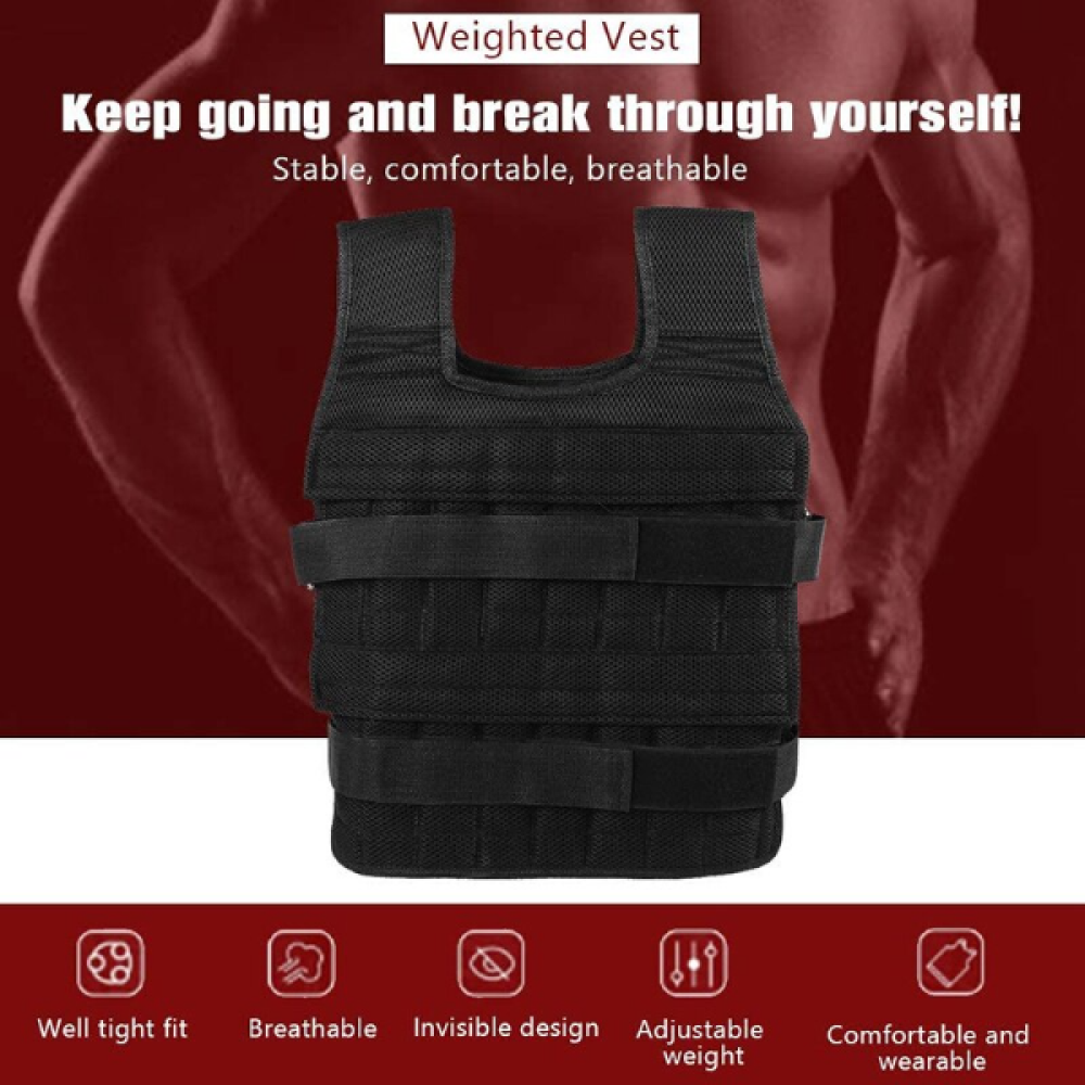 Adjustable Weighted Fitness Vest for Men and Women