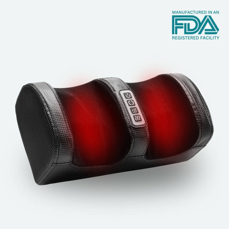 Advanced Dual Foot and Calf Massager with Shiatsu Massage