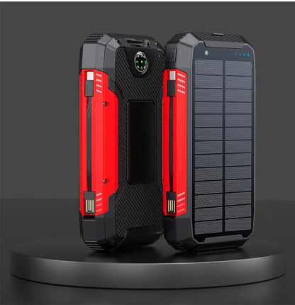 Waterproof Solar Powered Charger 30000mAh With Dual USB