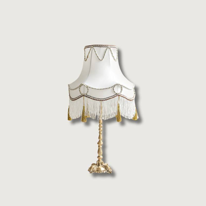 Elegant Brass Victorian Style Table Lamp - Lusomart