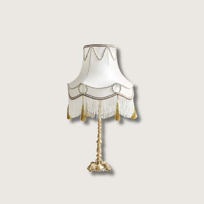 Elegant Brass Victorian Style Table Lamp - Lusomart