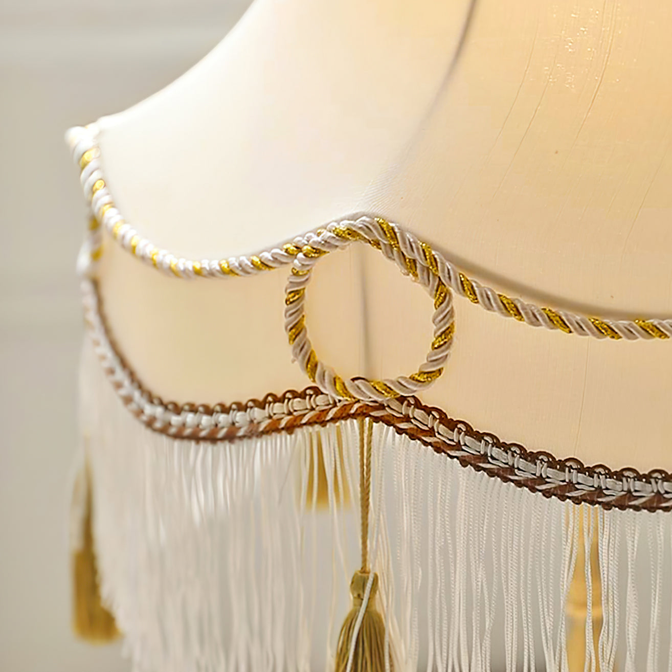 RegalBrass - Victorian Lamp with Gold Detailing and Luxurious Glow 3
