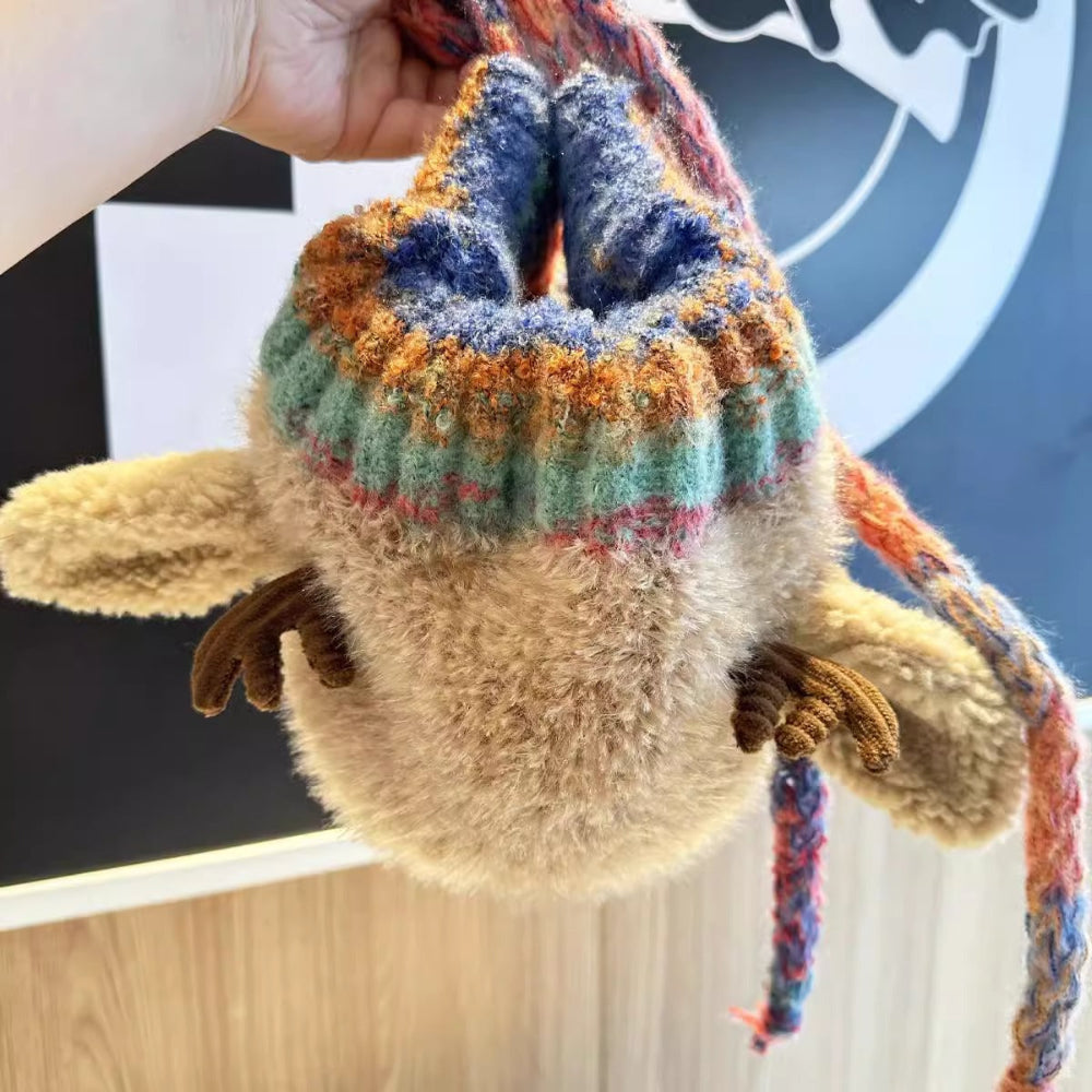 Reindeer Knit Beanie Hat for Kids and Adults Warm Winter Accessory 2
