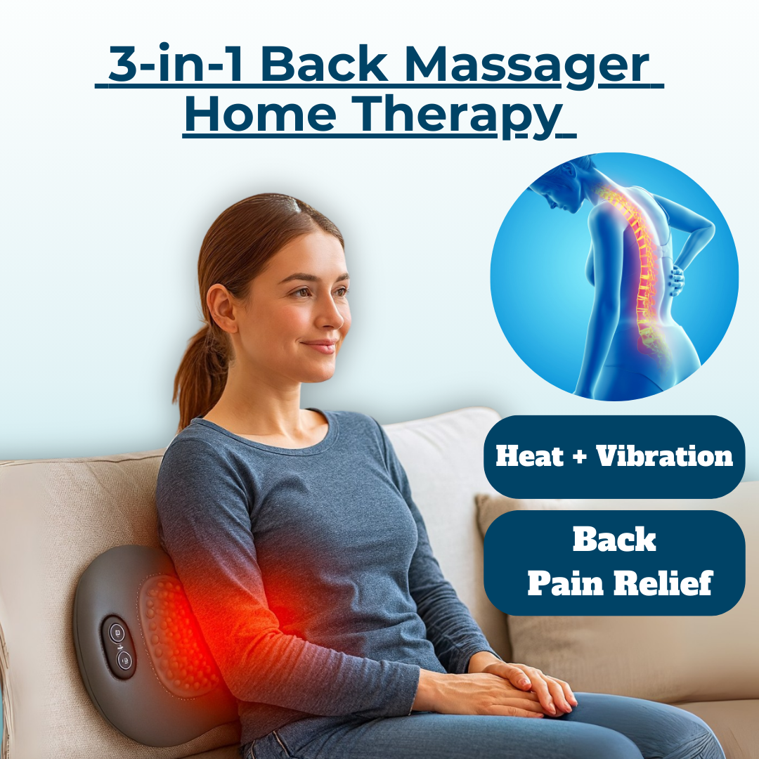 Relaxing Heat Massage Therapy For Back Pain Relief