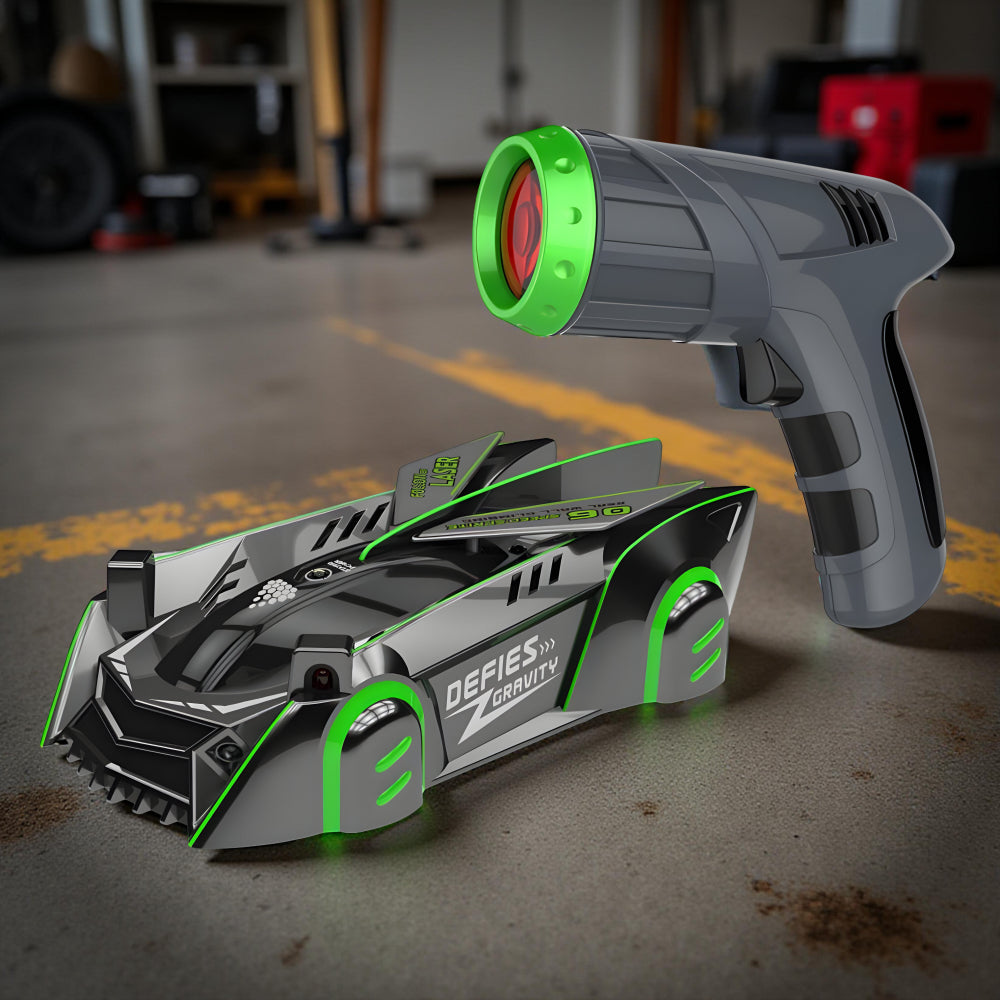 Remote Control Wall Climbing Car Toy with Laser Guide