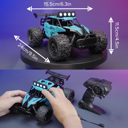 Remote Control Car with Alloy Body and Lights 3